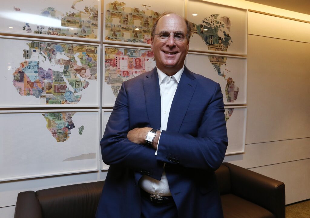 Larry Fink, BlackRock's CEO; Credit: The South China Morning Post